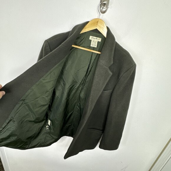 Vintage Eddie Bauer Men M Green Blazer Sports Coat Jacket - Picture 7 of 7